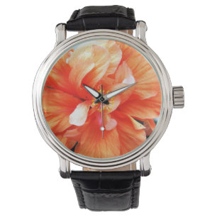 Montre Fleur orange