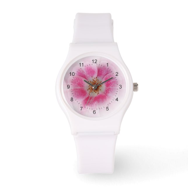 Montre fleur rose (Recto)