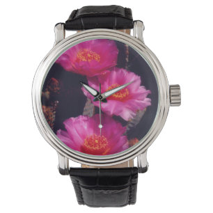 Montre Fleurs de cactus à bec 2