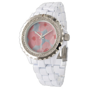Montre Fleurs de couleur de bonbon