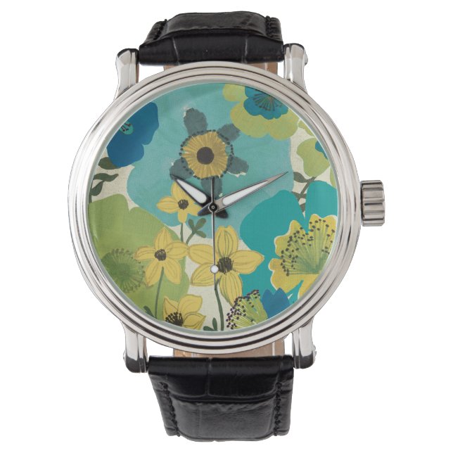 Montre Fleurs de Jardin Décoratives (devant)