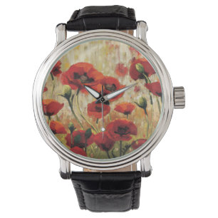 Montre Fleurs de ressort dans un jardin