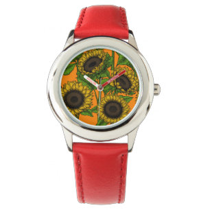 Montre Fleurs de soleil