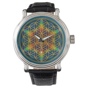 Montre FLEURS DE VIE - Fleur fractale 1