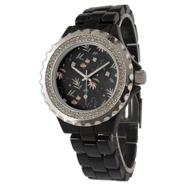 Montre Fleurs d'eau simples 1 (Incliné)