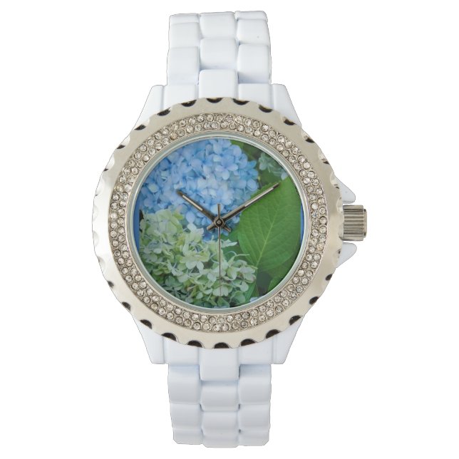 Montre Fleurs d'Hydrangée (devant)