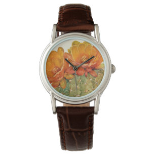 Montre Fleurs d'orange de cactus