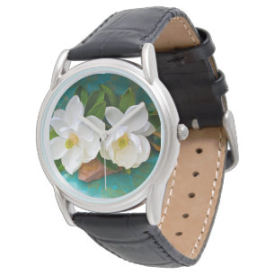 Montre Fleurs Fleur Magnolia
