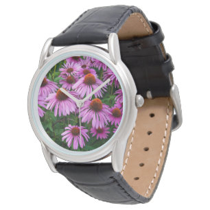 Montre Fleurs Jardin aux fleurs roses