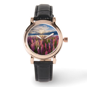 Montre Fleurs   Lupines Nouvelle-Zélande