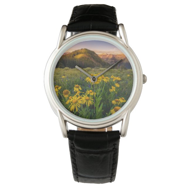 Montre Fleurs | Mountain Meadow Crested Butte Colorado (devant)