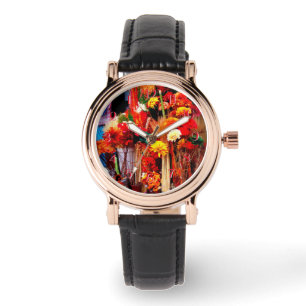 Montre Fleurs séchées Regarder vers le bas