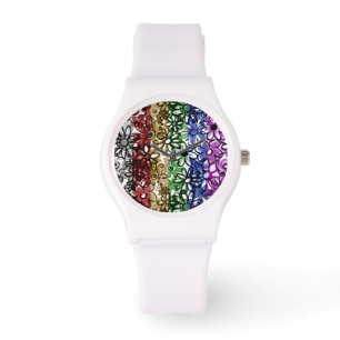Montre Fleurs Sketchy - Regarder