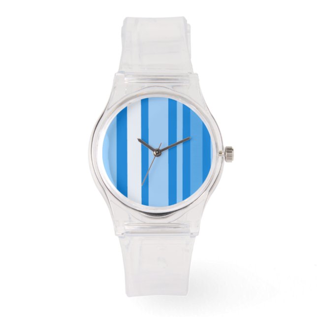 Montre Flirty Blue Stripes (Recto)