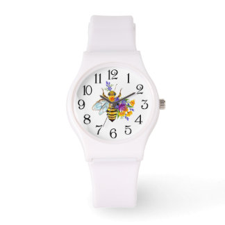 Montre Flower bee with wild plants
