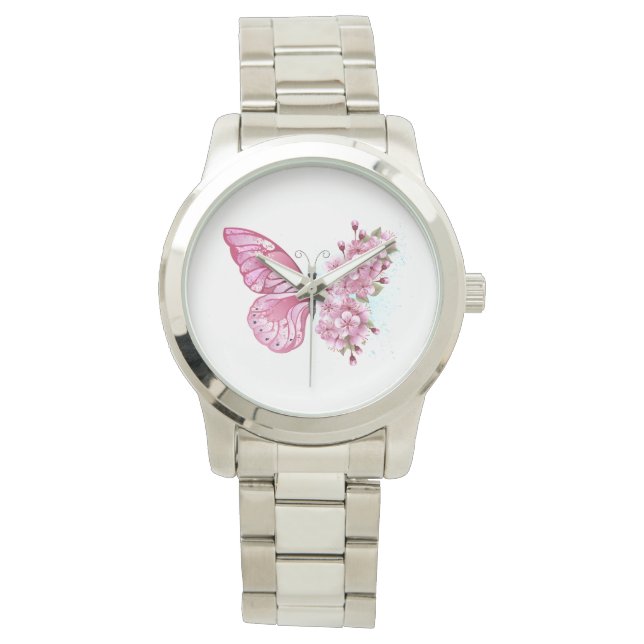 Montre Flower Butterfly (devant)