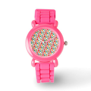 Montre Flower Power en rangées 002