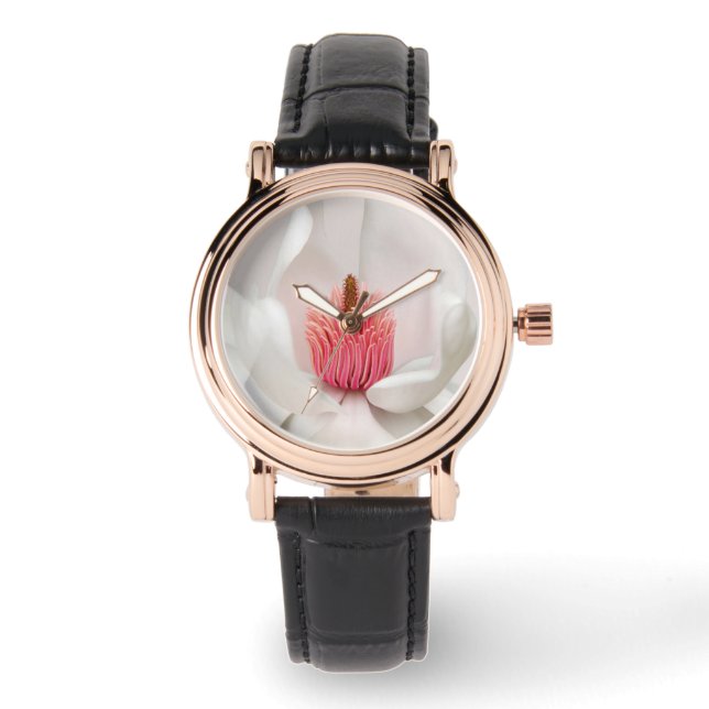 Montre Flowers | White Magnolia (Recto)