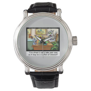 Montre Fluffy Cohen Avocat chez Claw Drôle de Chat Avocat