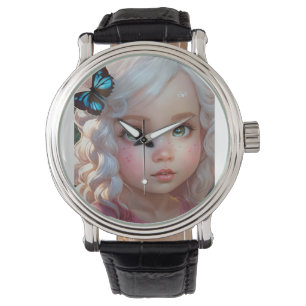 Montre Fluttering Wings : Watercolor Butterfly T-Shirt Co