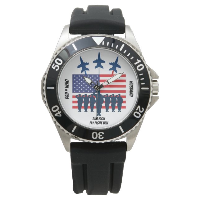 Montre Fly Fight Win - Surveillance personnalisée (devant)