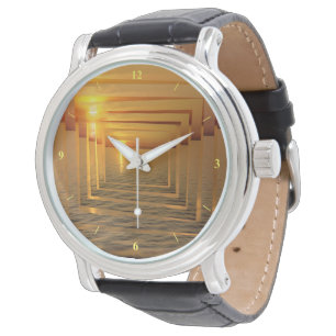 Montre Folie du coucher du soleil