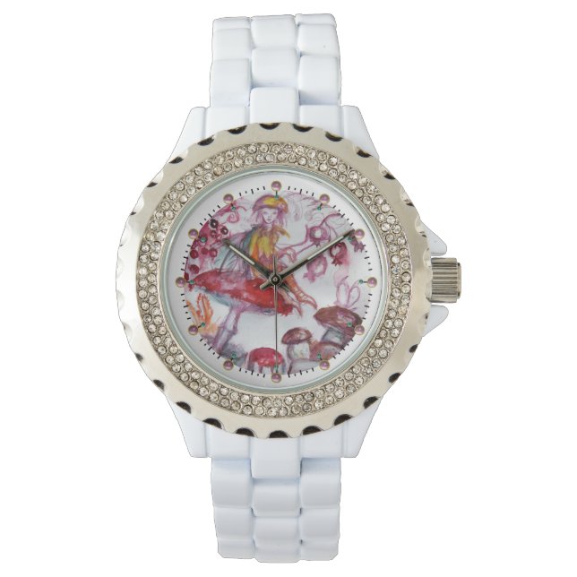 Montre FOLLET MAGIQUE DE CHAMPIGNONS Imaginaire Floral Ro (devant)