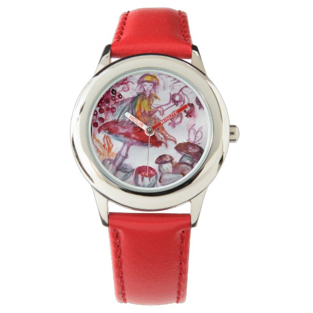 Montre FOLLET MAGIQUE DE CHAMPIGNONS Imaginaire Floral Ro (devant)