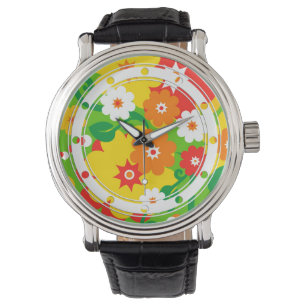 Montre Fond d'écran Funky Flower Power