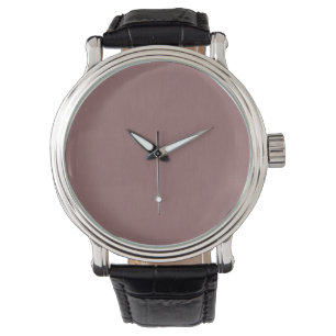 Montre Fond texturé rose calme & simple