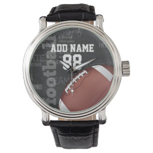 Montre Football américain Personalized Chalkboard
