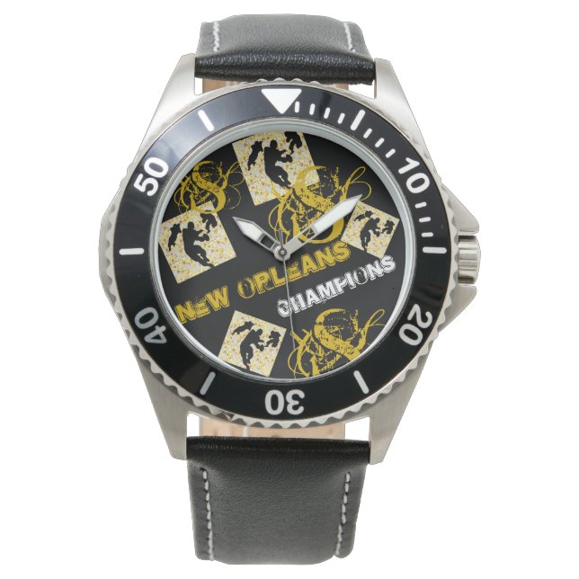 Montre Football de la Nouvelle-Orléans (devant)