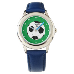 Montre Football & Football Ball Watch avec nom et numéro