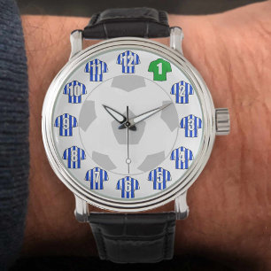 Montre Football Watch - avec Chemises Bleues