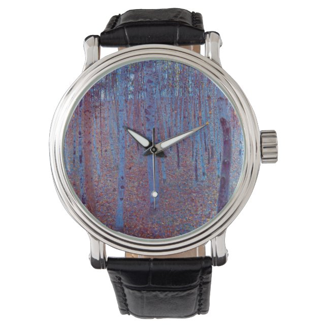 Montre Forêt de hêtres par Gustav Klimt, Art Nouveau Vint (devant)