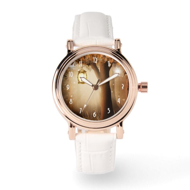 Montre Forêt magique avec lumières des fées (Recto)