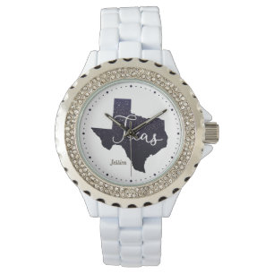 Montre Forme d'état des étoiles de nuit du Texas