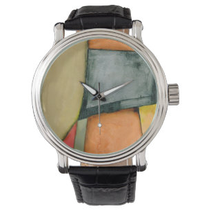 Montre Formes géométriques colorées contemporaines