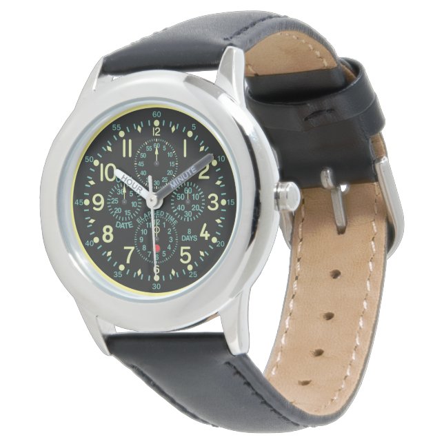Montre "Forteresse Volante" Horloge Aérontaire (Incliné)