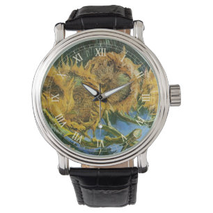 Montre Four Cut Sunflowers par Vincent van Gogh