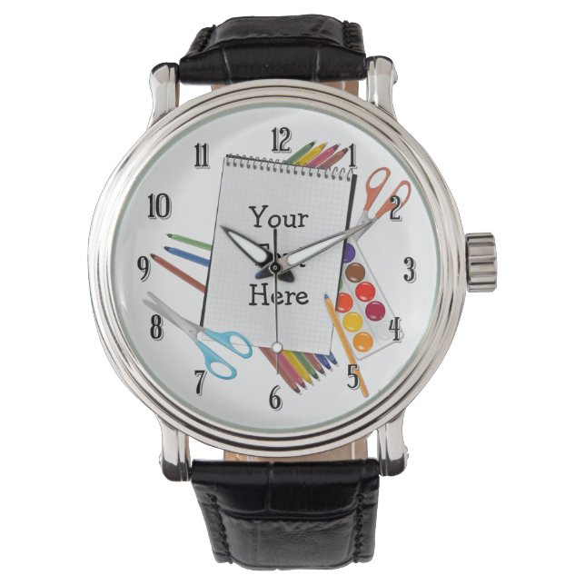 Montre Fournitures d'artisanat d'art personnalisées Montr (devant)