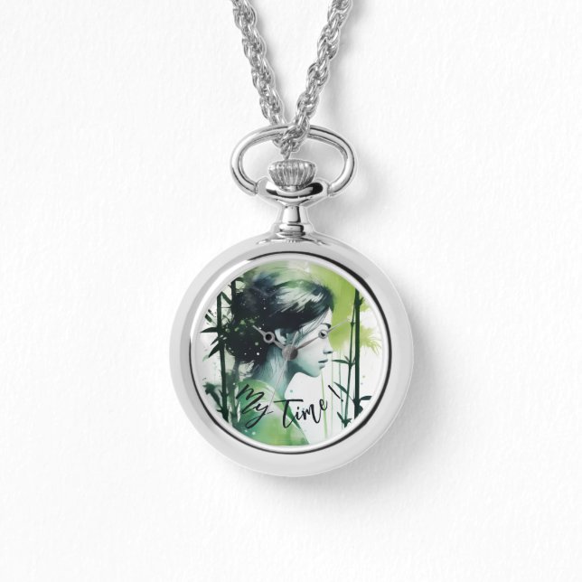 Montre Fraîche moderne en bambou zen, prix temps personna (Recto)