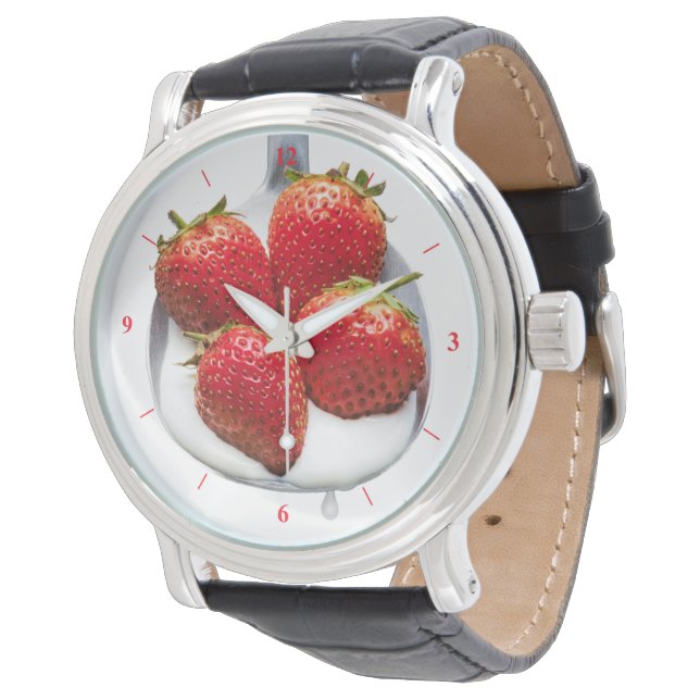 Montre Fraises et crème (Incliné)