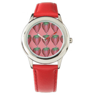 Montre Framboise rouge rose sucrée Fruits de fraises Berr