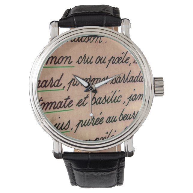 Montre français (devant)