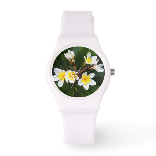 Montre Frangipani Blossom Cluster Style Artistique (Recto)