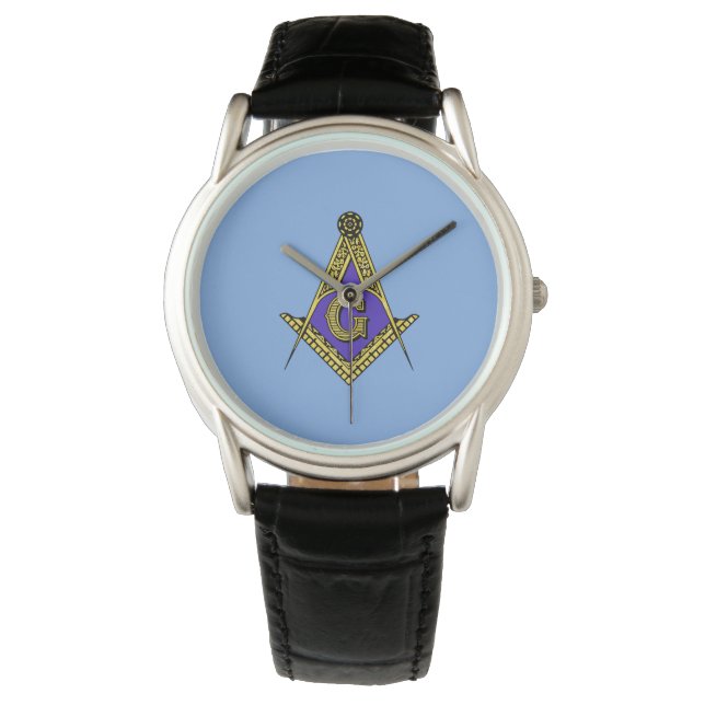 Montre Freemason (bleu) (devant)