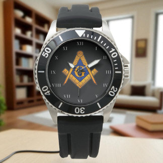 Montre Freemason Carré et Compass Charité Masonic
