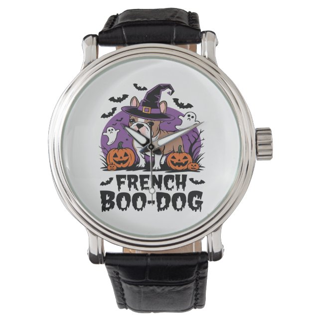 Montre French Boo Dog - La Spookiest Pup (devant)