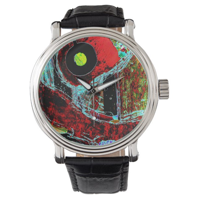 Montre Frequency Serpent – Digital Abstract Energy Black  (devant)